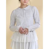 グレー | frilly polo tops | merry jenny