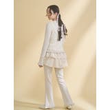 lace layered long tee | merry jenny | 詳細画像11 