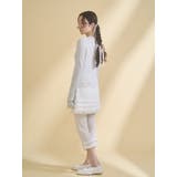 lace layered long tee | merry jenny | 詳細画像17 