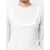 lace layered long tee | merry jenny | 詳細画像21 