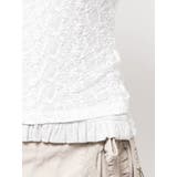 lace layered long tee | merry jenny | 詳細画像23 