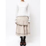 lace layered long tee | merry jenny | 詳細画像25 