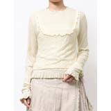 lace layered long tee | merry jenny | 詳細画像28 