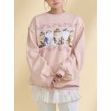 ピンク | blooming catスウェット | merry jenny