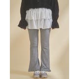 グレー | lace skirt flare pants | merry jenny