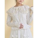 オフホワイト | lace frill collar | merry jenny