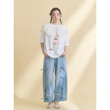 sheer frill 2wayつけ襟 | merry jenny | 詳細画像7 