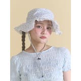 オフホワイト | frill nylon hat | merry jenny