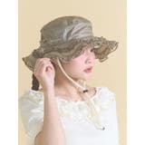 カーキ | frill nylon hat | merry jenny