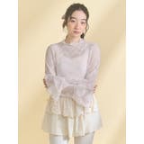 lace frame camisole tops | merry jenny | 詳細画像9 