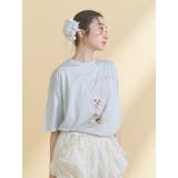 ribbon dog collage tee | merry jenny | 詳細画像11 
