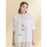 ribbon dog collage tee | merry jenny | 詳細画像26 