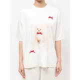 ribbon dog collage tee | merry jenny | 詳細画像35 