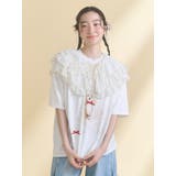 ribbon dog collage tee | merry jenny | 詳細画像8 