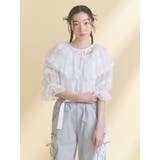 floral sheer bolero | merry jenny | 詳細画像15 