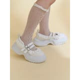 frill mary jane metal sneakers | merry jenny | 詳細画像14 