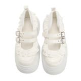 frill mary jane metal sneakers | merry jenny | 詳細画像23 