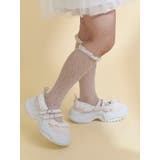 frill mary jane metal sneakers | merry jenny | 詳細画像9 