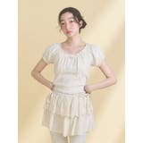 petit flower pure neck tee | merry jenny | 詳細画像5