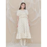 イエロー | jacquard tieredワンピース | merry jenny
