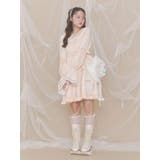 サテンキャンディースリーブミニワンピース | merry jenny | 詳細画像19 