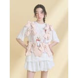 ピンク | Tulle ribbon harness | merry jenny