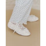オフホワイト | Frill Ballet Sneakers | merry jenny