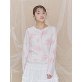 オフホワイト | bouquetワッフルトップス | merry jenny
