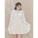 サイドリボンベロアミニキャミワンピース | merry jenny | 詳細画像1
