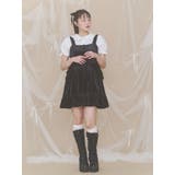 サイドリボンベロアミニキャミワンピース | merry jenny | 詳細画像7