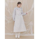 アイボリー | apron jacquardワンピース | merry jenny