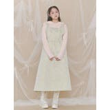 イエロー | apron jacquardワンピース | merry jenny