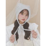 グレー | Bear Ear Knit Cap | merry jenny