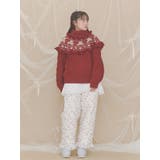 bear yoke knit tops | merry jenny | 詳細画像16