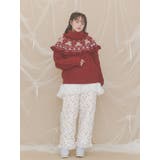 bear yoke knit tops | merry jenny | 詳細画像17