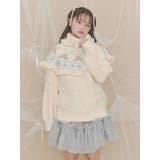 bear yoke knit tops | merry jenny | 詳細画像19