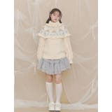 bear yoke knit tops | merry jenny | 詳細画像22