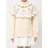 bear yoke knit tops | merry jenny | 詳細画像23