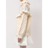bear yoke knit tops | merry jenny | 詳細画像24