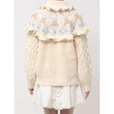 bear yoke knit tops | merry jenny | 詳細画像25