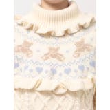 bear yoke knit tops | merry jenny | 詳細画像26