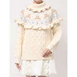 bear yoke knit tops | merry jenny | 詳細画像35