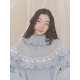 bear yoke knit tops | merry jenny | 詳細画像4