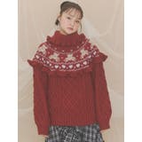 bear yoke knit tops | merry jenny | 詳細画像6