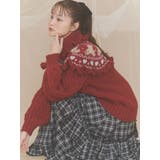 bear yoke knit tops | merry jenny | 詳細画像9