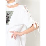 シングルレースアップグラフィックTシャツ | EATME | 詳細画像15