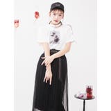 シングルレースアップグラフィックTシャツ | EATME | 詳細画像4