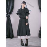 ミックス | ケープ付きロングコート | EATME