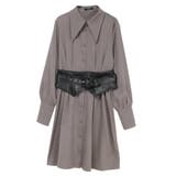 2WAYコルセット付きシャツワンピース | EATME | 詳細画像50