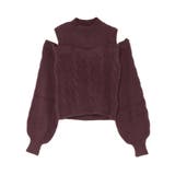 オープンショルダーニットTOP | EATME | 詳細画像24
